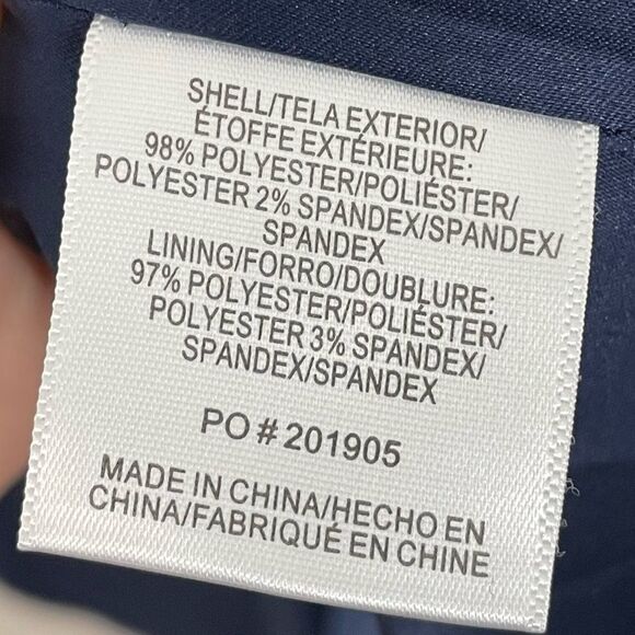 NWT Modcloth Along for the Ride‎ Navy Blue Crepe Coat Size MEDIUM - Picture 11 of 12